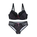 New And Fashion Design Lace Plus Size Sexy Women Bra Panty Set