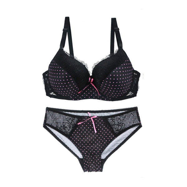 New And Fashion Design Lace Plus Size Sexy Women Bra Panty Set