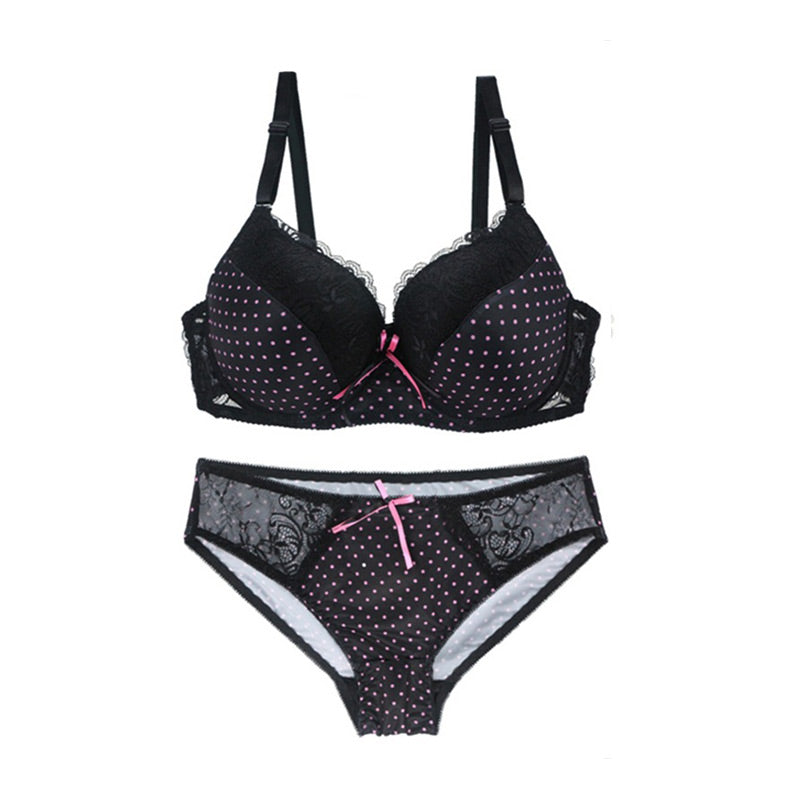 New And Fashion Design Lace Plus Size Sexy Women Bra Panty Set