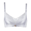 Classic Design Solid Color Nylon Bralette  Adjustable Push Up Sexy Ladies Invisible Big Bra
