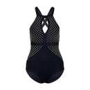 Latest Modern Hang Neck Lace-up Stripes Cross Backless Drop Ship Young Sexy Girls Swimwear Models Tankini Swimsuits