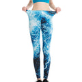 Lightning Printed Pencil High Elastic Slimming Tight Yoga Pants Design Sport Leggings