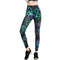 Drop Shipping Stars Printing High Elastic Pencil Bottoms Gym Outdoor Slimming Female Leggings