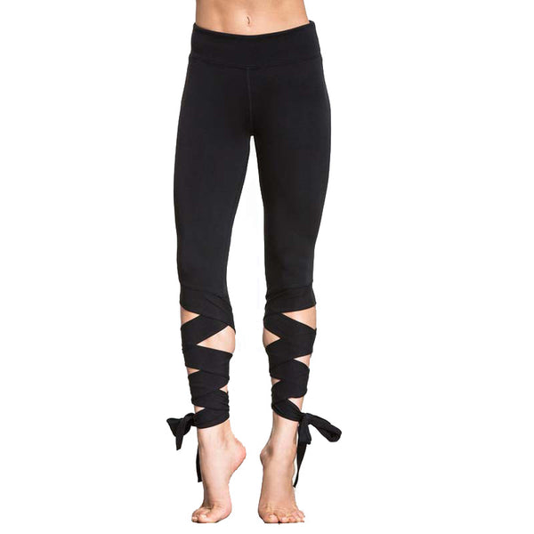 New Arrival Fashion Spiral Bandage Fitness Dance Ballet Leggings Sexy Girls In Tight Stretch Lady Leggings