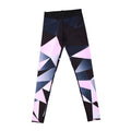 New Design Fashion Gradual Diamond Printing Outdoor Adult Training Yoga Leggings For Womens