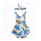 2Pcs Set Sleeveless Floral Printed And Flower Headband Backless Jumpsuit Fashion New Design Bodysuit For Baby