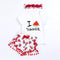 3Pcs Short Sleeves Letter And Watermelon Printed T-Shirts Short Baby Bodysuit Organic Cotton Romper Set With Bowknot Headband