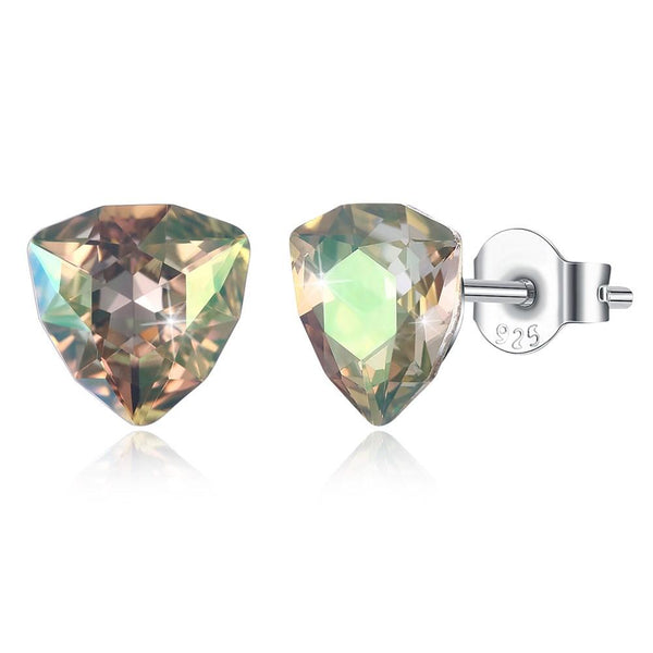 New Design Simple Style Butterfly Shape Crystal S925 Silver Swarovski Element Women Earrings