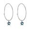 Fashion Style Creative Design Star Shape Crystal Women Luxury S925 Silver Party Earrings