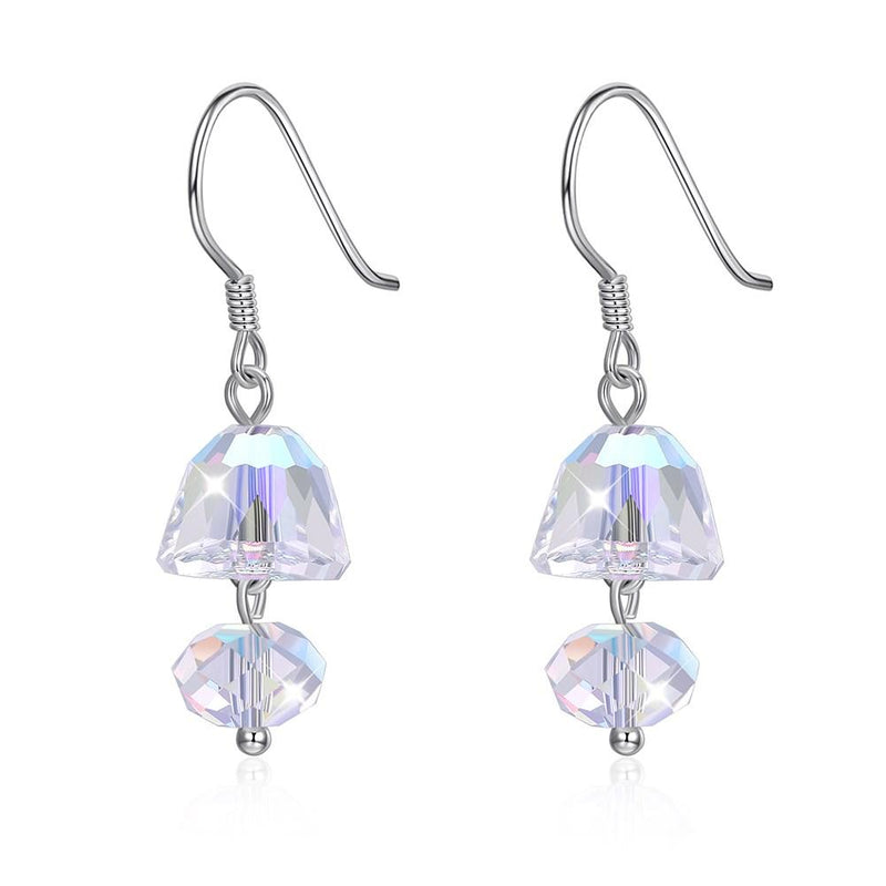 Hot Sale High Quality Luxury Sterling Silver Crystal Swarovski Element Women Party Earrings