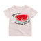 Fashion Breathable Cotton Short Sleeve Lovely Watermelon Printed Latest Model Girls Design T-Shirts