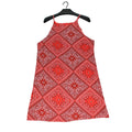 Bohemian Style Fashion Women Totem Printed Sexy Red Halter Dress