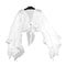 Woman New Fashion V-Neck Loose Solid Color Lace Up Flare Sleeves Crop Blouse