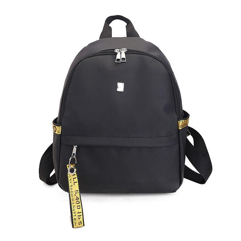 Casual Fashion College Outdoor Travelling Style Wear-resistant Pocket Ribbon Zipper Oxford Fabric Backpacks