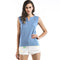 Female New Arrival Sexy Fashion Style Solid Color V-Neck Tank Tops With Pocket