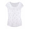 Hot Sale Casual Fashion Round Neck Short Sleeves Stars Printed Women Blouses For Beach Holiday