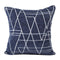 Chenille Square Single Side Irregular Geometric Lines Printed Practical Cushion Covers Without Insert
