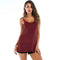 Female Slimming Sexy Dress Pattern Solid Color Backless Thin Sleeveless Knitted Camis