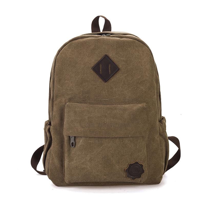 New Simple Fashion Casual Large Capacity School Outdoor Canvas Backpacks For Men