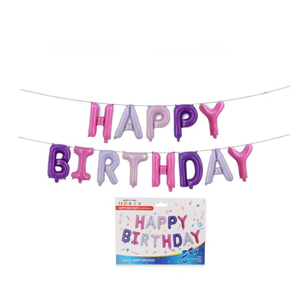 16 Inch Foil Party Supplies Mixed Color HAPPY BIRTHDAY Letter Party Supplies Thickening Balloons