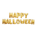 16 Inch Foil Festival Party Supplies Gold And Mixed Color HAPPY HALLOWEEN Letter Balloons