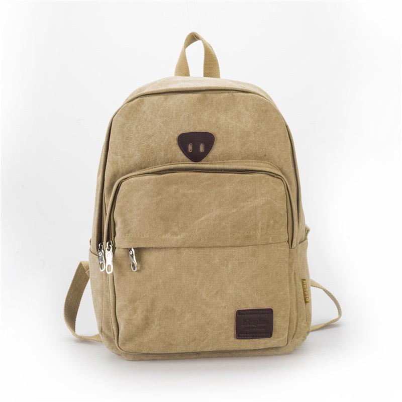 Fashion Casual Vintage High Quality Large Capacity Outdoor Travelling Canvas Anti Theft Unisex Backpacks