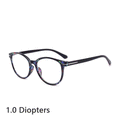 Fashion Vintage Design Round Shape Floral PC Frame Older People Unisex Reading Glasses