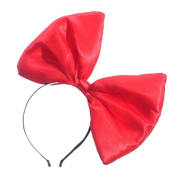 Woman Hot Sale Simple Fashion Style Huge Bowknot Headwear Fabric Bridal Headband