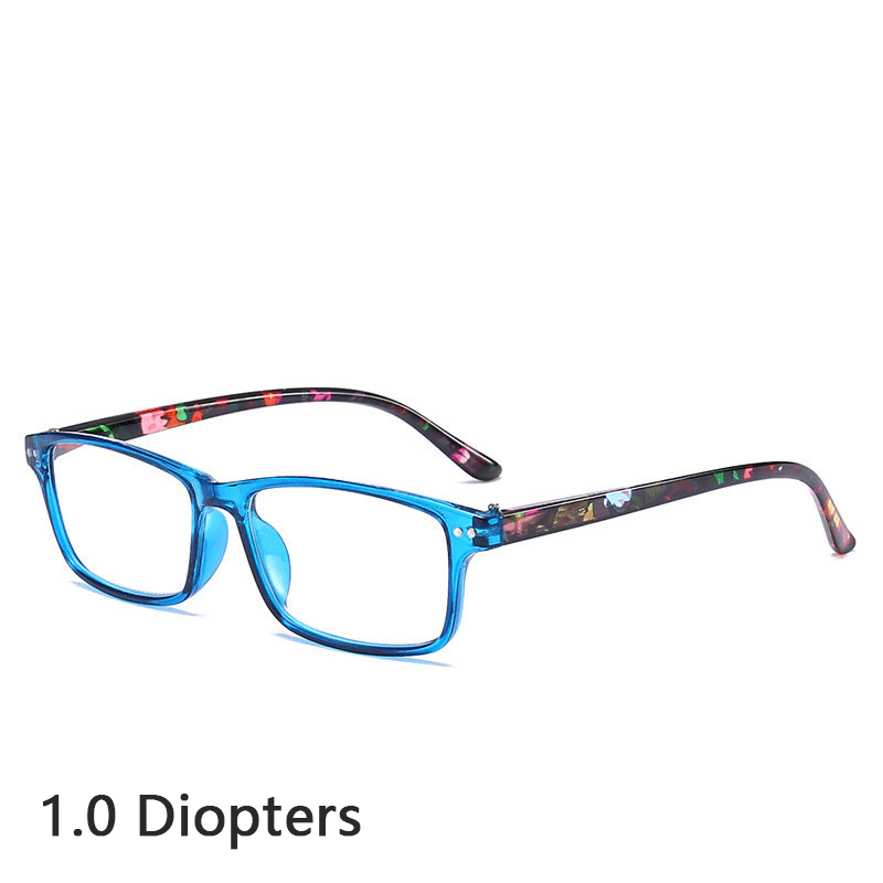 Fashion Design HD Resin Lenses Bright Color PC Frame Older Person Presbyopic Glasses