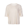 Female  Solid Color Simple Sexy Style O-Neck Half Sleeves Knitted Blouses With Pocket