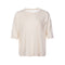 Female  Solid Color Simple Sexy Style O-Neck Half Sleeves Knitted Blouses With Pocket