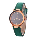 Hot Selling High Quality Elegant Trendy Simple Style Thin Band Diamond Dial Quartz Wristwatches