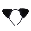 Latest Style Black White Plush Cat Ears Festival Party Hair Accessories Sexy Headbands