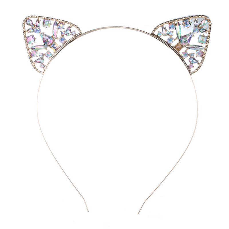 New Arrived Alloy Rhinestones Cat Ears Festival Dance Party Sexy Cute Headbands