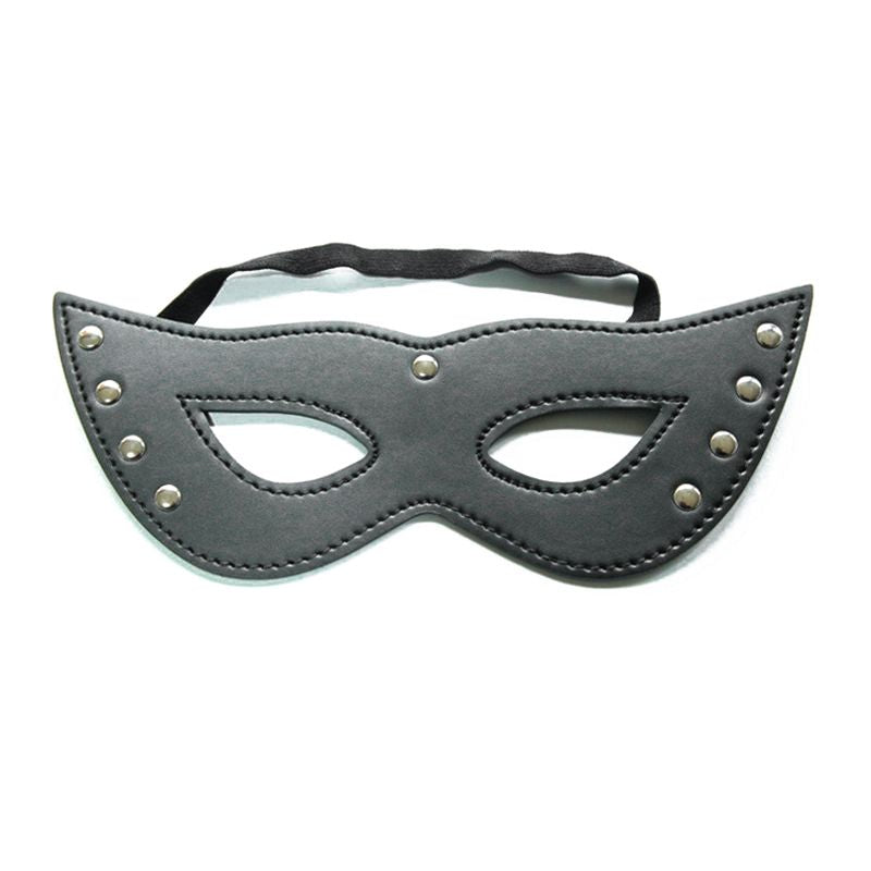 Latest Style Solid Color Leather Lovely Fox Pattern Festival Dance Party Ornaments Special Rivets Mask