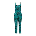 Women Hot Sale Slim Straps Palm Leaves Printed Casual Beach Jumpsuits