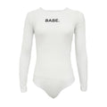 Women New Arrival "BABE" Letters Print Elastic Long Sleeves Bodysuits