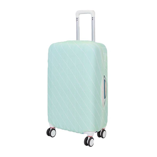 24 Inches Solid Color Stripe Printed Travel Accessories Luggage Protective Cover Without Suitcase