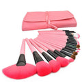 24pcs/set Bright Pink Color Hot Sale Beauty Women Makeup Brushes