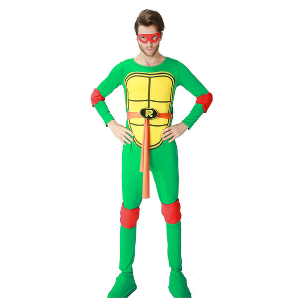 Classic Cartoon Character Ninja Turtles Pattern Men Party Costume Set