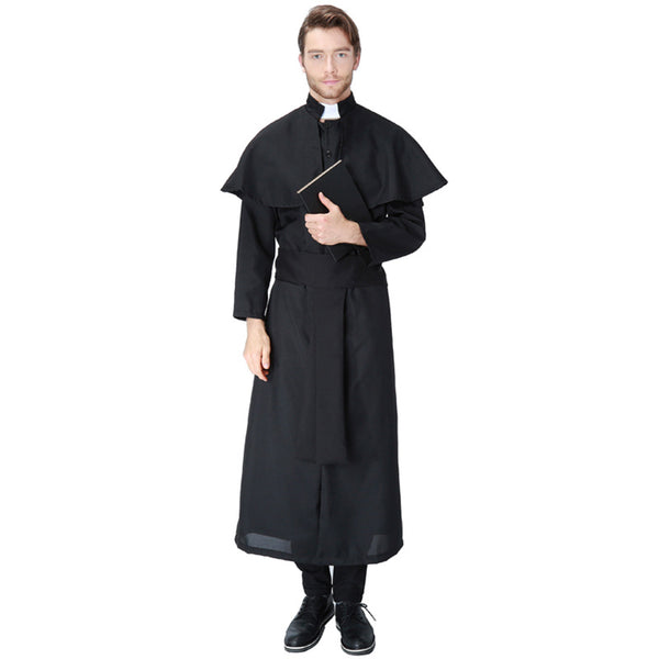 Halloween Party Classic Cosplay Christian Missionary Costume With Belt