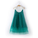 Kids Fashion Cute Sleeveless Imitation Pearls Multilayer Gauze Princess Dress