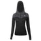 Fashion Plus Size Loose Hat Zipper Stitching Color Fitness Outdoor Running Sport Jacket Top