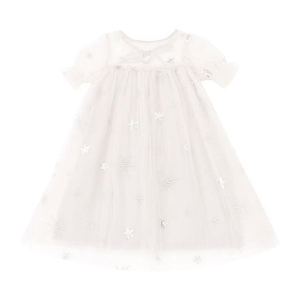 Kids New Arrival Pretty Cute Embroidered Sequin Gauze Princess Dress