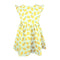 Kids Hot Sale Pretty Lovely Sleeveless Lemon Printed Bowknot Princess Dress