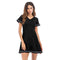 Hot Sale Vintage Style V Neck Back Lace-up Defined Waist Slimming Dress