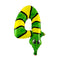 16 Inches Foil Cartoon Animal Pattern Birthday Party Supply 4 Number Balloon