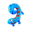 16 Inches Foil Cartoon Animal Pattern Birthday Party Supply 9 Number Balloon