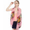 Fashion Bright Color Floral Printed Women Outdoor Sun-protection Scarf