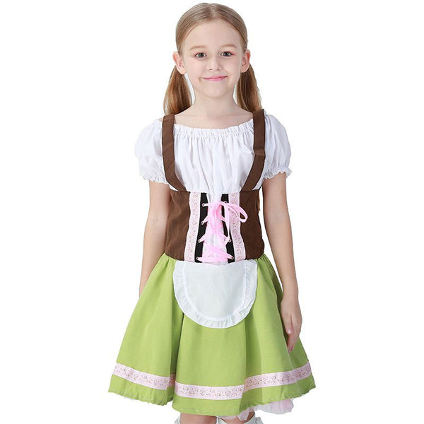 Kindergarten Children's Day Show Dress Little Girl Cosplay Oktoberfest Costume